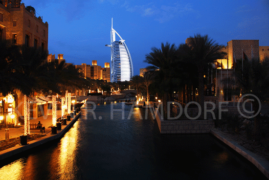 The Souk Madinat and the Burj Al Arab Hotel complex, United Arab Emirates