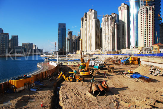 Dubai Marina complex, United Arab Emirates