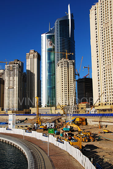 Dubai construction, United Arab Emirates